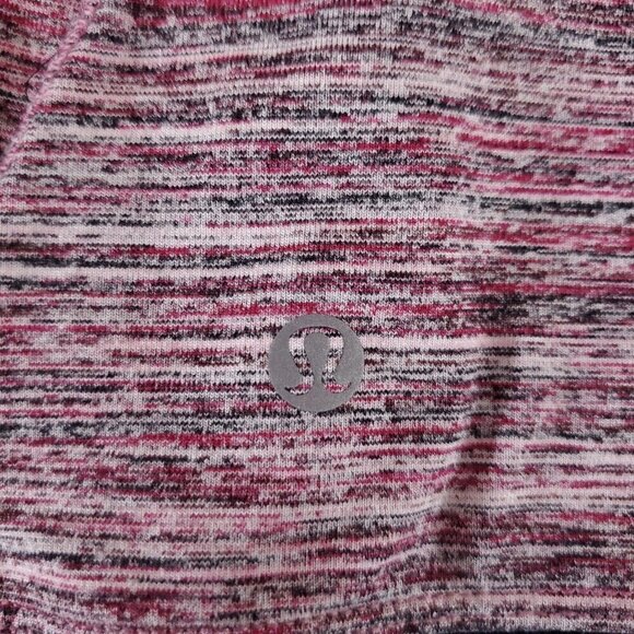 Lululemon Womens Sz 6 Runderful 1/2 Zip Space Dye Camo Berry Rumble Multi Black - Picture 10 of 13